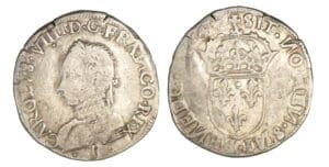 Charles IX - Teston 5ème type 1564 I (Limoges)