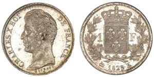 1 franc Charles X 1828 K (Bordeaux)