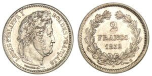 2 francs Louis-Philippe I 1832 H (La Rochelle)