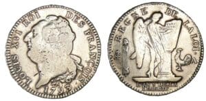 Ecu de 6 livres type FRANCOIS 1793 A (Paris)