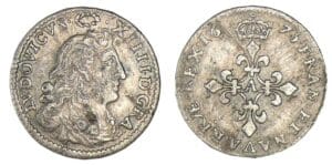 Louis XIV - 4 sols des traitants 1675 A (Paris)