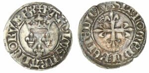 Charles VI - Gros florette (Rouen)