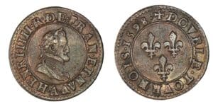 Henri IV - Double tournois 1598 A (Paris)