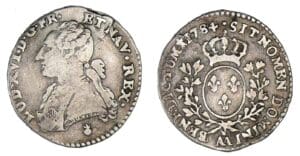 Louis XVI - Dixième d'écu aux lauriers 1784 AA (Metz)