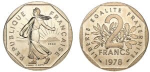 2 francs Semeuse courant 1978 - Essai