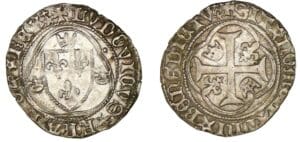 Louis XI - Blanc à la couronne (Montpellier)