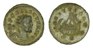 Allectus - Antoninien (295-296, Colchester-Camulodunum) La Galère