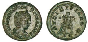 Otacilie - As (244/245, Rome) La Pudeur