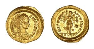 Théodose II - Trémissis (402-450, Constantinople)