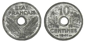 10 centimes "10" 1941 - Essai péfort