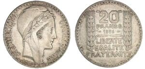 20 francs Turin 1936