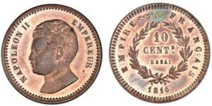 10 centimes Napoléon II 1816 - Essai