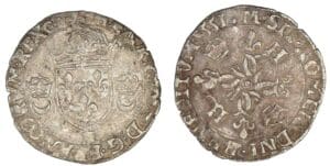 Henri II - Douzain aux croissants 1551 (Marseille)