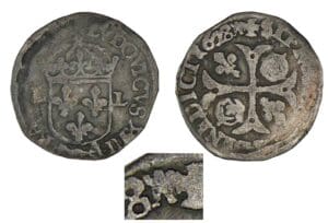 Louis XIII - Douzain de Huguenots 1628 N (Nimes)