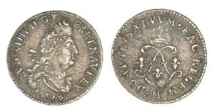 Louis XIV - 4 sols aux 2 L 1691 M (Toulouse)