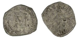 Navarre - Henri III et Marguerite de Valois - Liard 1581 (Pau)