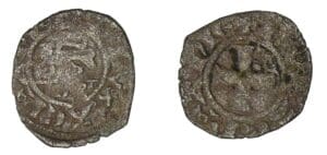 Aquitaine - Edouard III - Obole au léopard 4ème type