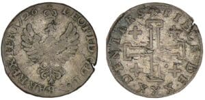 Lorraine - Léopold 1er pièce de 30 deniers 1728