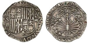 Espagne - Ferdinand V et Isabelle - 4 reales (Séville)
