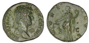 Hadrien - Sesterce (137, Rome) La monnaie