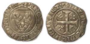 Charles VI - Blanc guénar (Tournai)