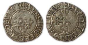 Charles VI - Gros florette (Chinon)