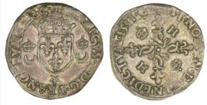Henri II - Douzain aux croissants 1551 (Chambéry)