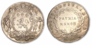 Jeton argent Ville de Lyon 1761