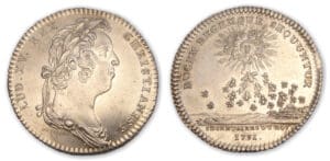 Louis XV - Jeton argent secrétaire du roi 1731