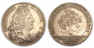 Louis XIV - Jeton argent conseillers de ville 1702