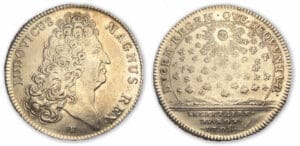 Louis XIV - Jeton argent secrétaire du roi 1705