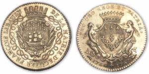 Jeton argent ville de Nantes. François Libault, sieur de Beaulieu - 1766-1767