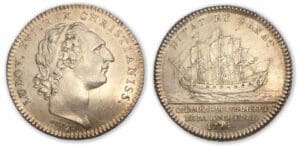 Louis XVI - Jeton argent ville de La Rochelle 1774