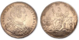 Louis XV - Jeton argent académie des sciences