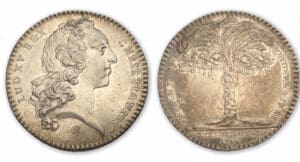 Louis XV - Jeton argent trésor Royal 1744