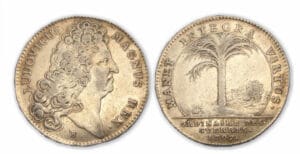 Louis XIV - Jeton argent Ordinaire des guerres 1707