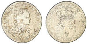 Louis XV - Quart d'écu Vertugadin 1716 C (Caen)