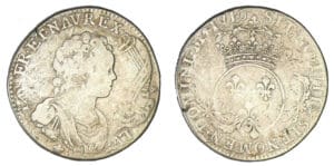 Louis XV - Quart d'écu Vertugadin 1716 T (Nantes)