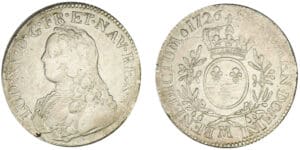 Louis XV - Ecu aux lauriers 1726 M (Toulouse)