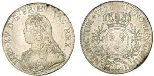 Louis XV - Ecu aux lauriers 1726 G (Poitiers)