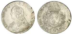 Louis XV - Ecu aux lauriers 1733 & (Aix)
