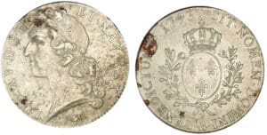 Louis XV - Ecu au bandeau 1743 B (Rouen)