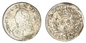 Louis XV - Dixième d'écu aux lauriers 1731 S (Reims)