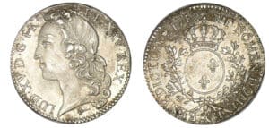 Louis XV - Demi-écu au bandeau 1742 X (Amiens)