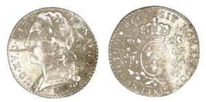Louis XV - Dixième d'écu au bandeau 1741 X (Amiens)