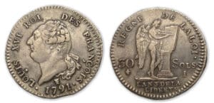 30 Sols type FRANCOIS 1791 I (Limoges)