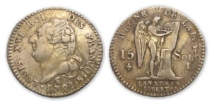 15 sols type FRANCOIS 1791 I (Limoges)