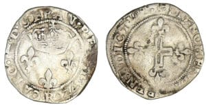 Charles IX - Double sol parisis 1572 R (Villeneuve)