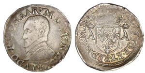 Dombes - Louis II de Montpensier - Teston 1577 (Trévoux)