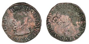 Dombes - Louis II de Montpensier - Double tournois 1582 (Trévoux)